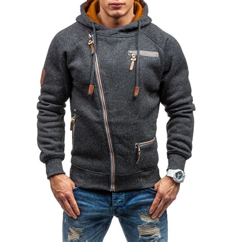 4xl zipper hoodies men's.